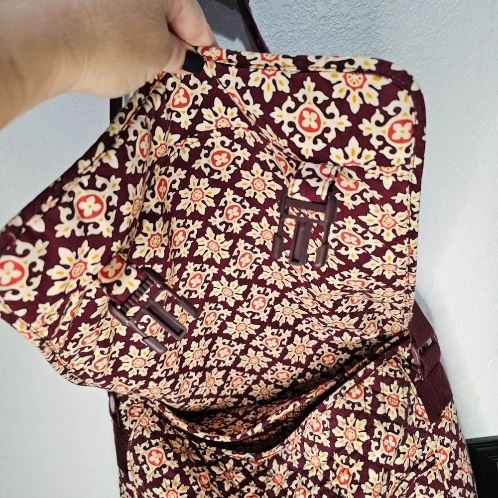 Vera Bradley Book/Computer bag, small tear and ink stain on bottom, not noticea